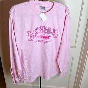 ❤️Gildan Women's Drysdales Pullover Sweatshirt Long Sleeve Pink Size Large NWT